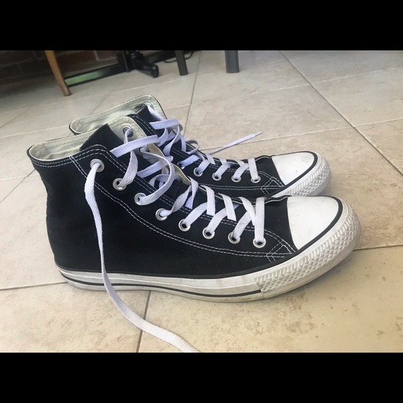 Black Converse Chuck Taylor All star High Top Shoe - Picture 2 of 4
